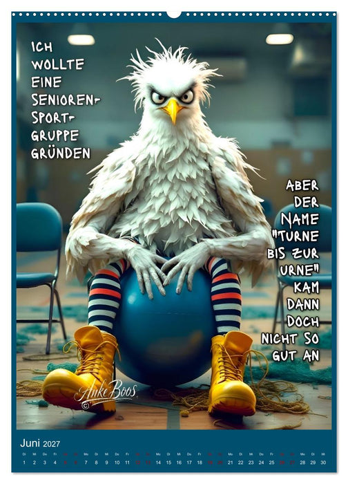 Böse Möwen - Jenseits des guten Geschmacks (CALVENDO Premium Wandkalender 2027)