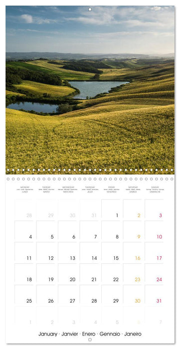 Toscane Nature et agriculture (CALVENDO Calendrier mensuel 2027)