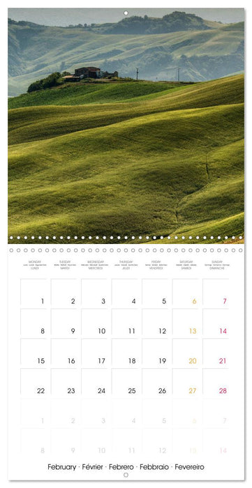 Toscane Nature et agriculture (CALVENDO Calendrier mensuel 2027)