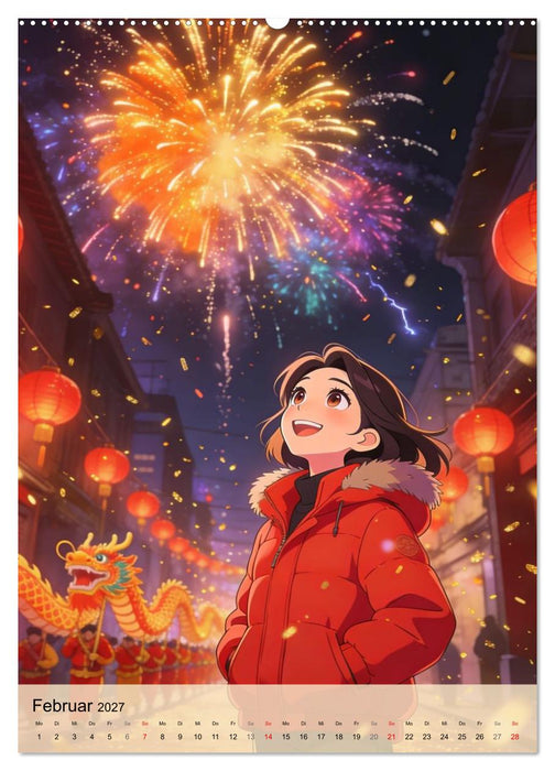 Herz zu Herz – China Edition (CALVENDO Premium Wandkalender 2027)