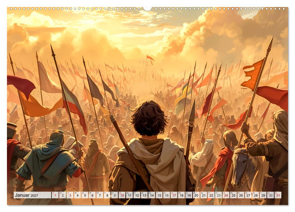 David gegen Goliath – Mut besiegt Stärke (CALVENDO Wandkalender 2027)