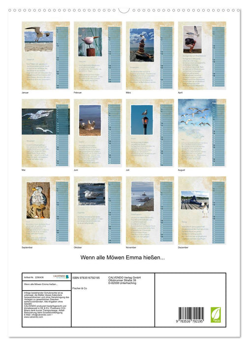 Wenn alle Möwen Emma hießen... (CALVENDO Premium Wandkalender 2027)
