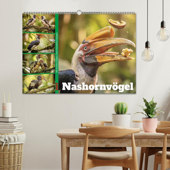 Nashornvögel (CALVENDO Wandkalender 2027)