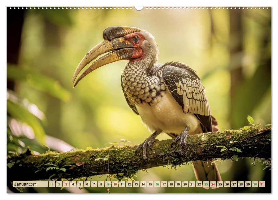 Nashornvögel (CALVENDO Wandkalender 2027)