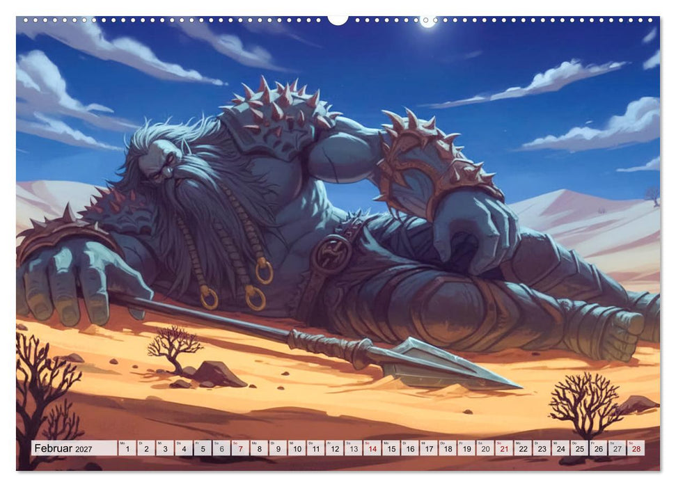 David gegen Goliath – Mut besiegt Stärke (CALVENDO Premium Wandkalender 2027)