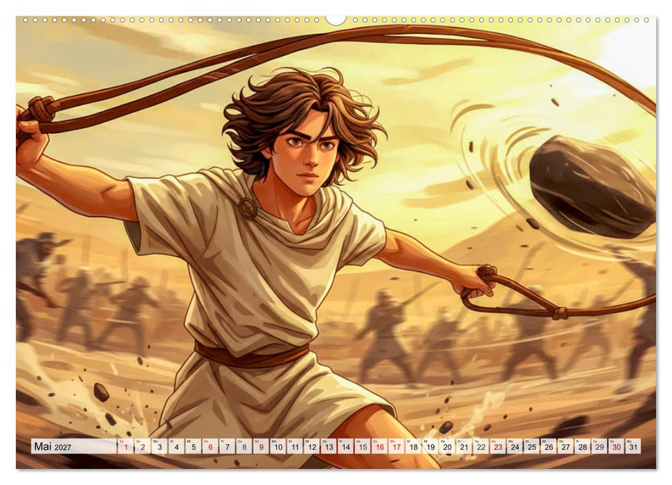 David gegen Goliath – Mut besiegt Stärke (CALVENDO Premium Wandkalender 2027)
