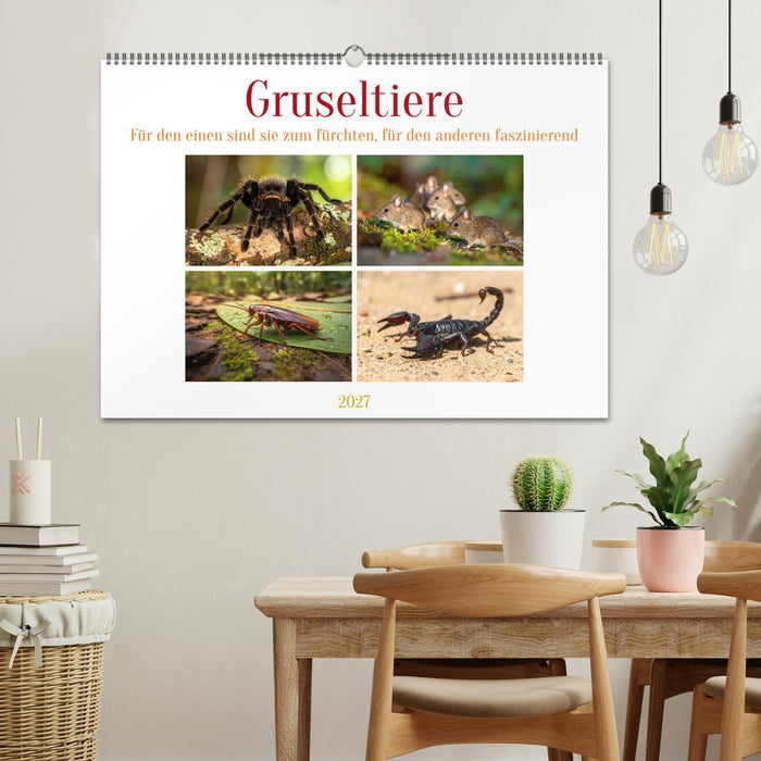Gruseltiere (CALVENDO Wandkalender 2027)