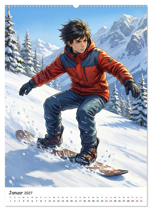 Level Up - Das Jahr der coolen Moves (CALVENDO Wandkalender 2027)