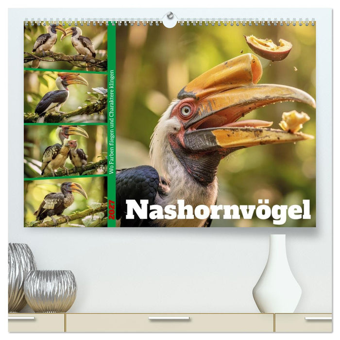 Nashornvögel (CALVENDO Premium Wandkalender 2027)