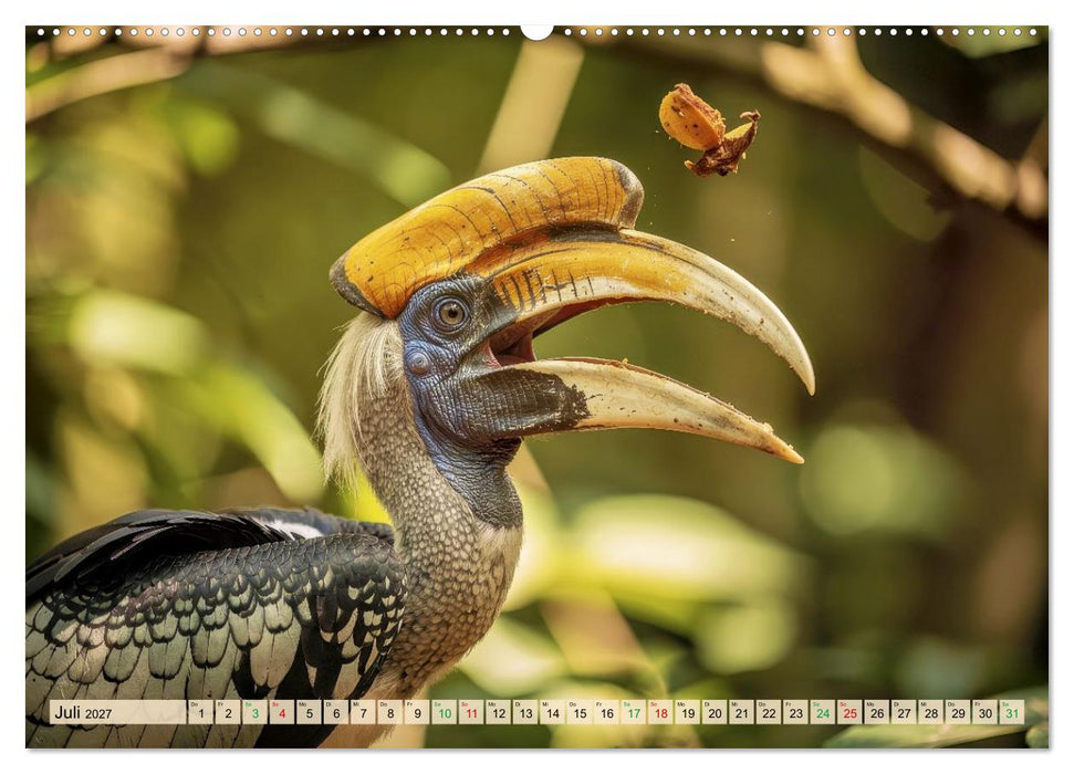 Nashornvögel (CALVENDO Premium Wandkalender 2027)