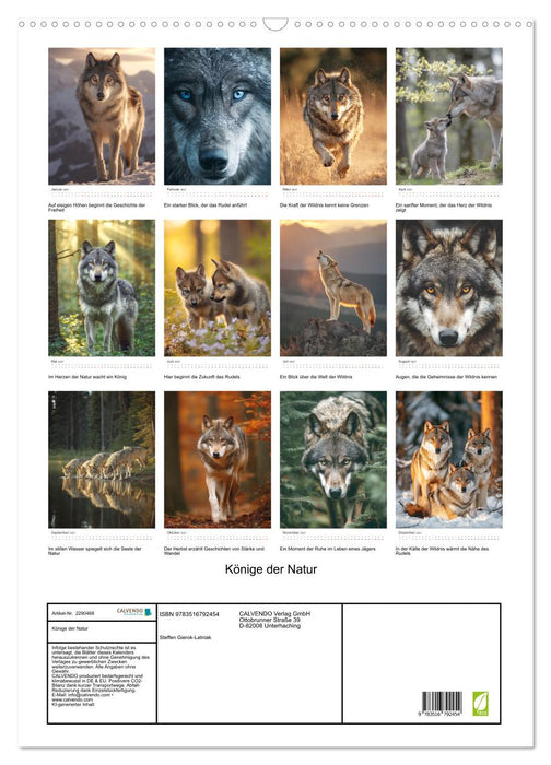 Könige der Natur (CALVENDO Wandkalender 2027)