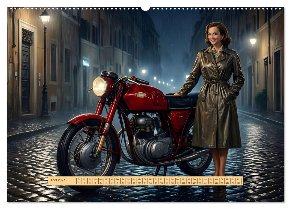 Lack und Leinwand – Motorräder (CALVENDO Premium Wandkalender 2027)
