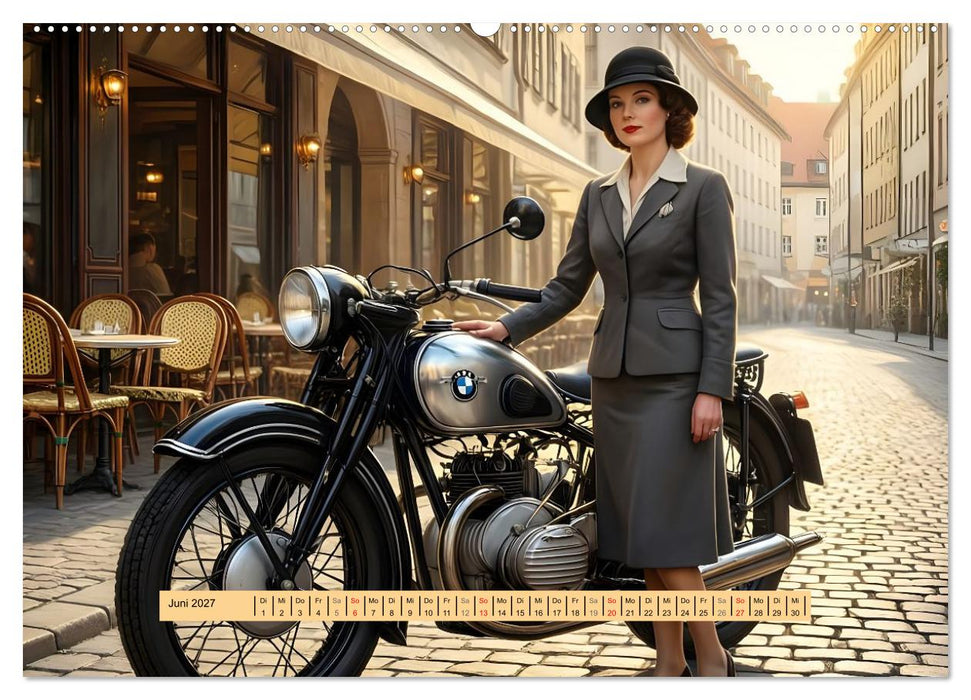 Lack und Leinwand – Motorräder (CALVENDO Premium Wandkalender 2027)