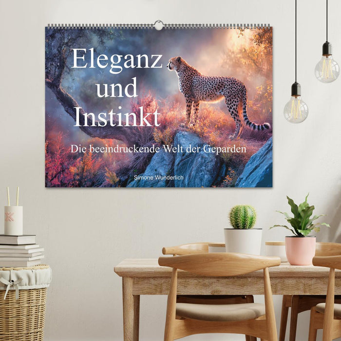 Eleganz und Instinkt - die beeindruckende Welt der Geparden (CALVENDO Wandkalender 2027)