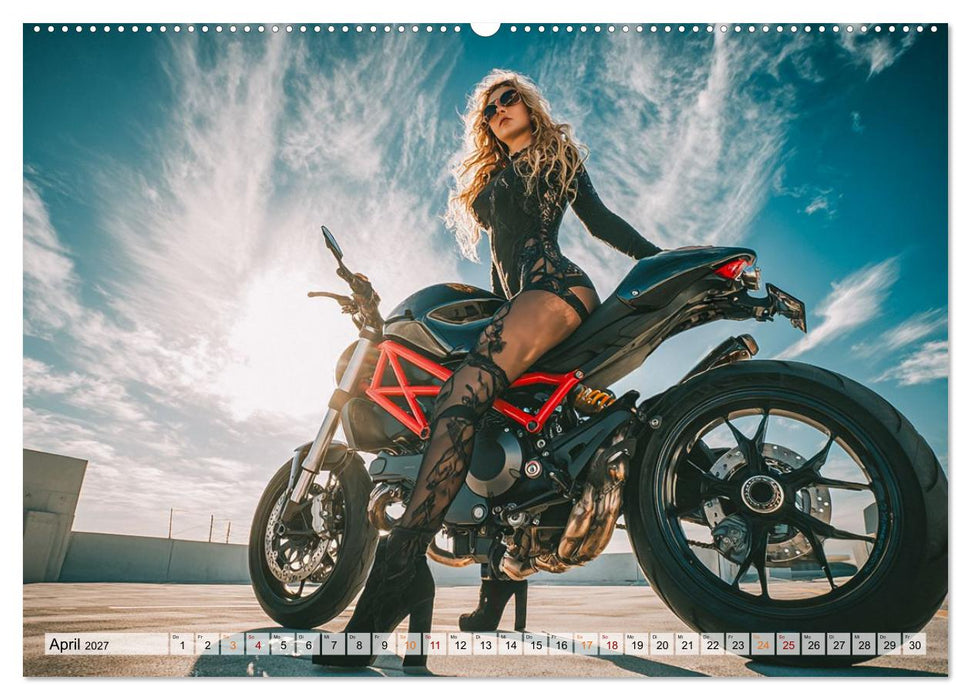 Schnelle Bikes und Starke Frauen (CALVENDO Wandkalender 2027)