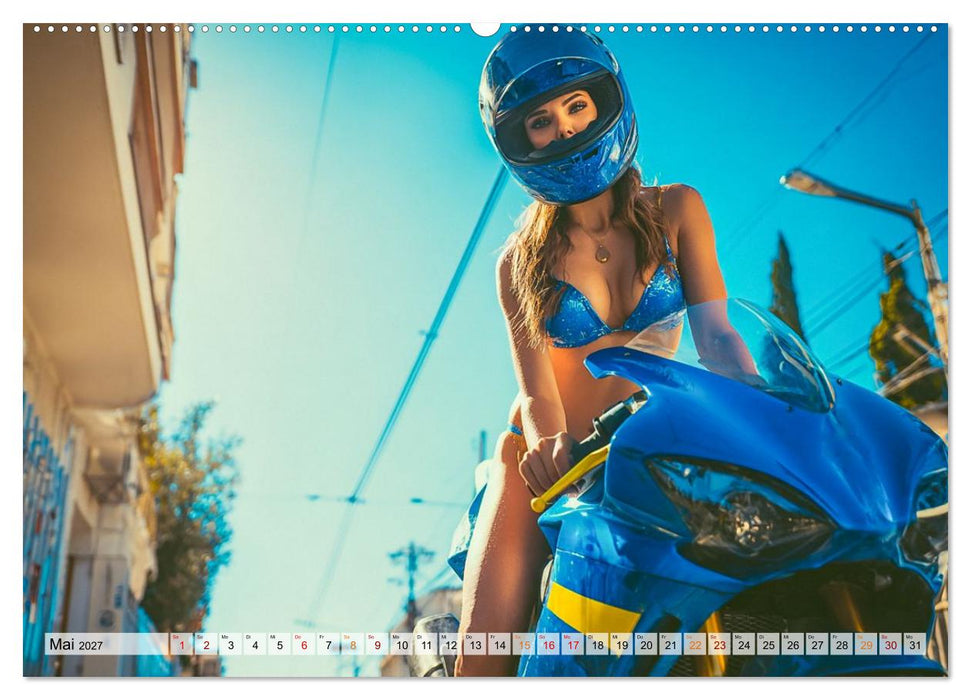 Schnelle Bikes und Starke Frauen (CALVENDO Wandkalender 2027)