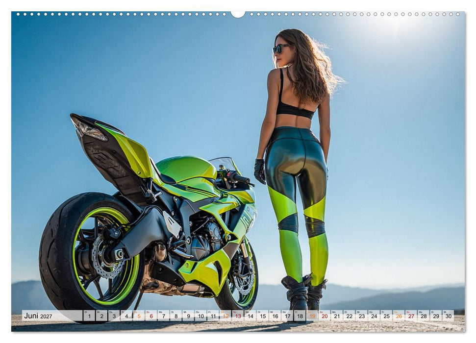 Schnelle Bikes und Starke Frauen (CALVENDO Wandkalender 2027)