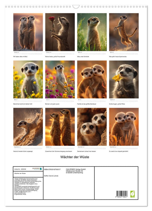 Wächter der Wüste (CALVENDO Wandkalender 2027)