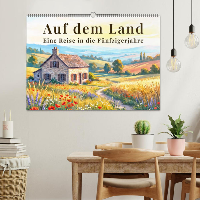 Auf dem Land - Eine Reise in die Fünfzigerjahre (CALVENDO Wandkalender 2027)