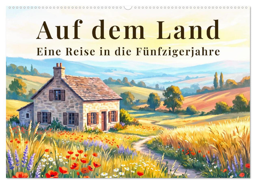 Auf dem Land - Eine Reise in die Fünfzigerjahre (CALVENDO Wandkalender 2027)