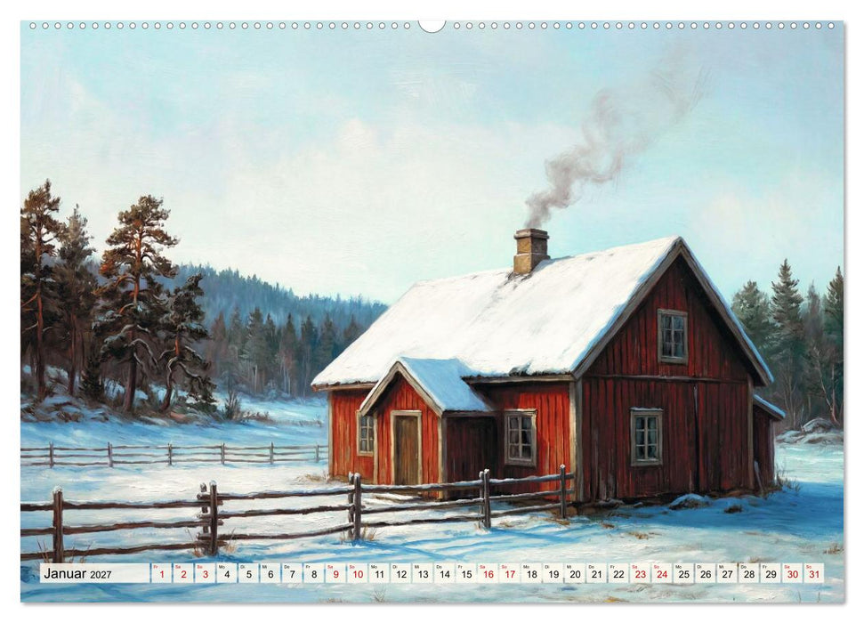 Auf dem Land - Eine Reise in die Fünfzigerjahre (CALVENDO Wandkalender 2027)