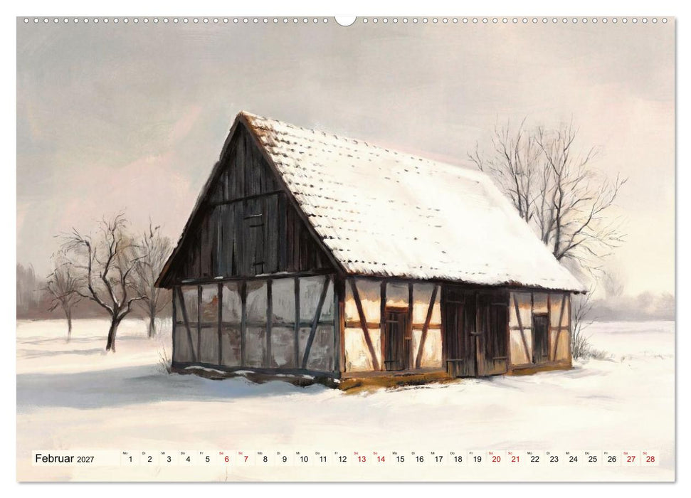 Auf dem Land - Eine Reise in die Fünfzigerjahre (CALVENDO Wandkalender 2027)