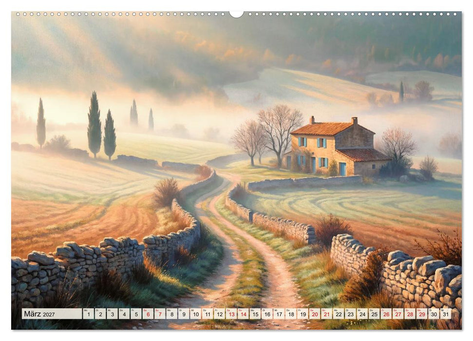 Auf dem Land - Eine Reise in die Fünfzigerjahre (CALVENDO Wandkalender 2027)