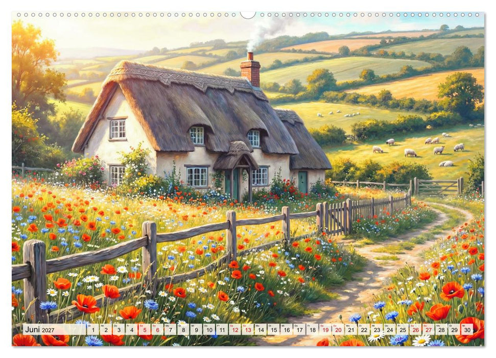 Auf dem Land - Eine Reise in die Fünfzigerjahre (CALVENDO Wandkalender 2027)