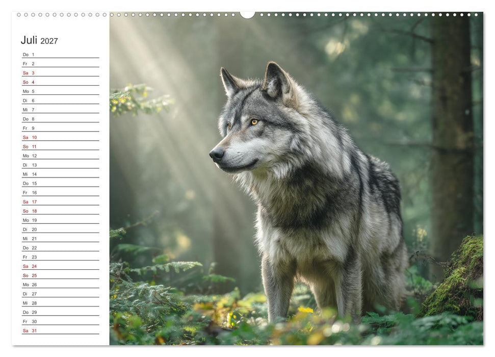Die Seele der Wildnis (CALVENDO Premium Wandkalender 2027)