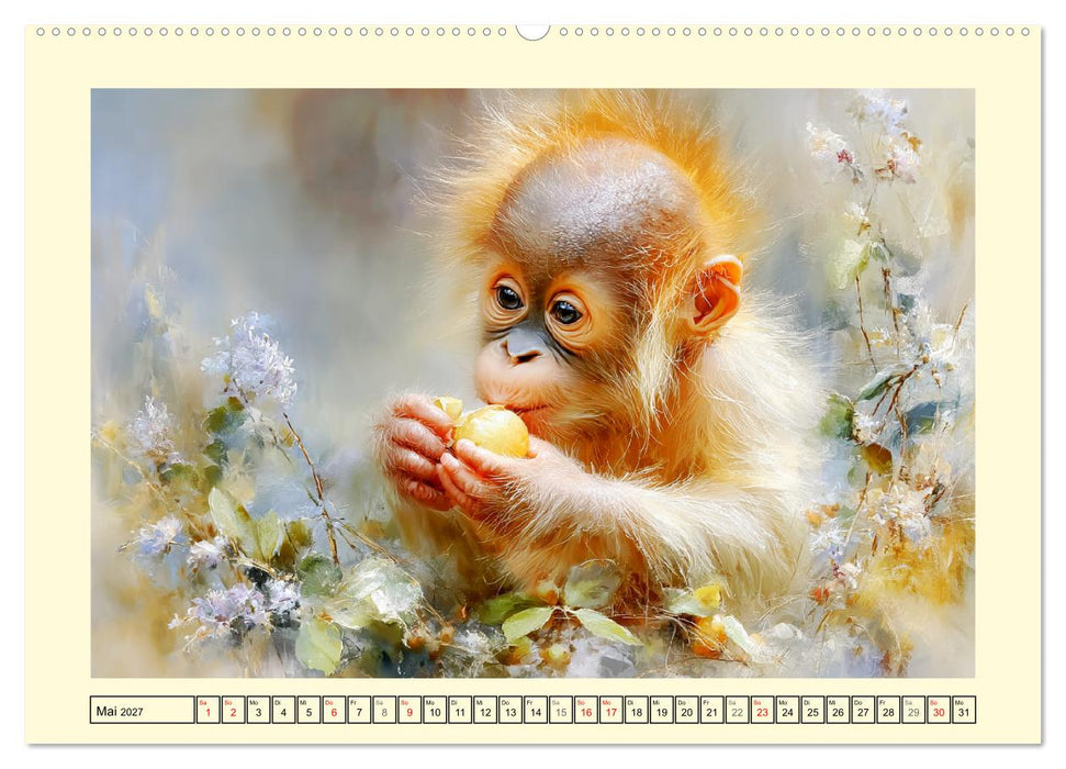 Orang-Utans. Verspielt und voller Lebensfreude (CALVENDO Premium Wandkalender 2027)