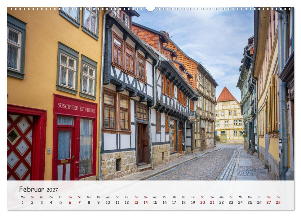 Quedlinburg - Die historische Altstadt (CALVENDO Wandkalender 2027)