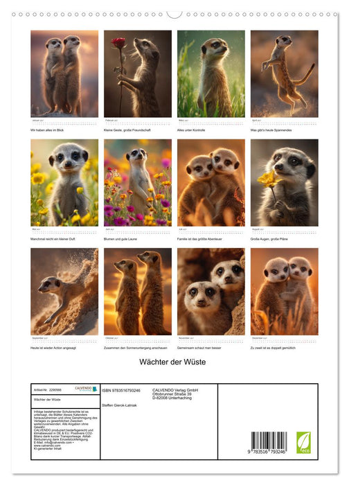 Wächter der Wüste (CALVENDO Premium Wandkalender 2027)
