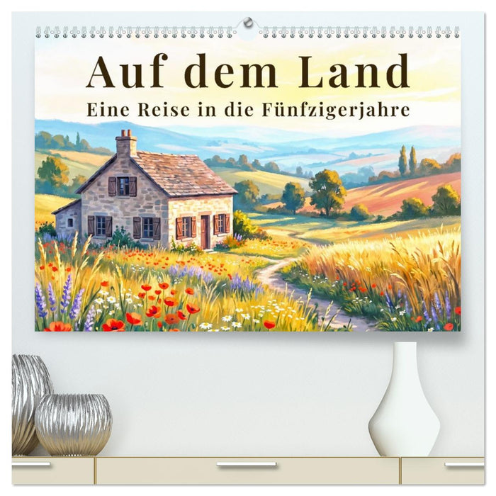 Auf dem Land - Eine Reise in die Fünfzigerjahre (CALVENDO Premium Wandkalender 2027)