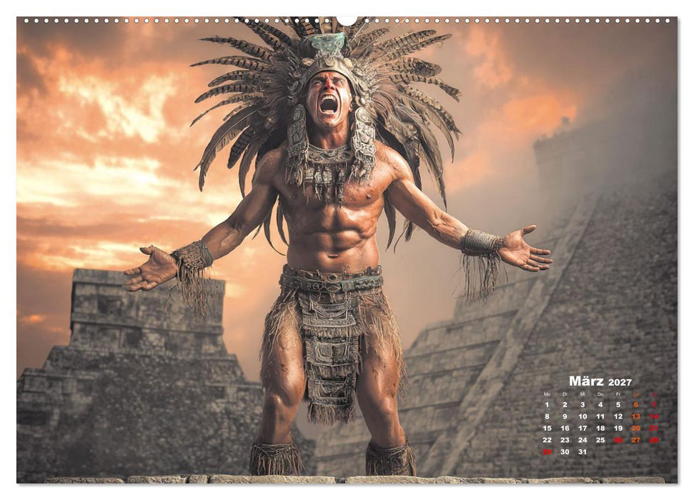 Azteken - Im Glanz der ewigen Sonne (CALVENDO Wandkalender 2027)