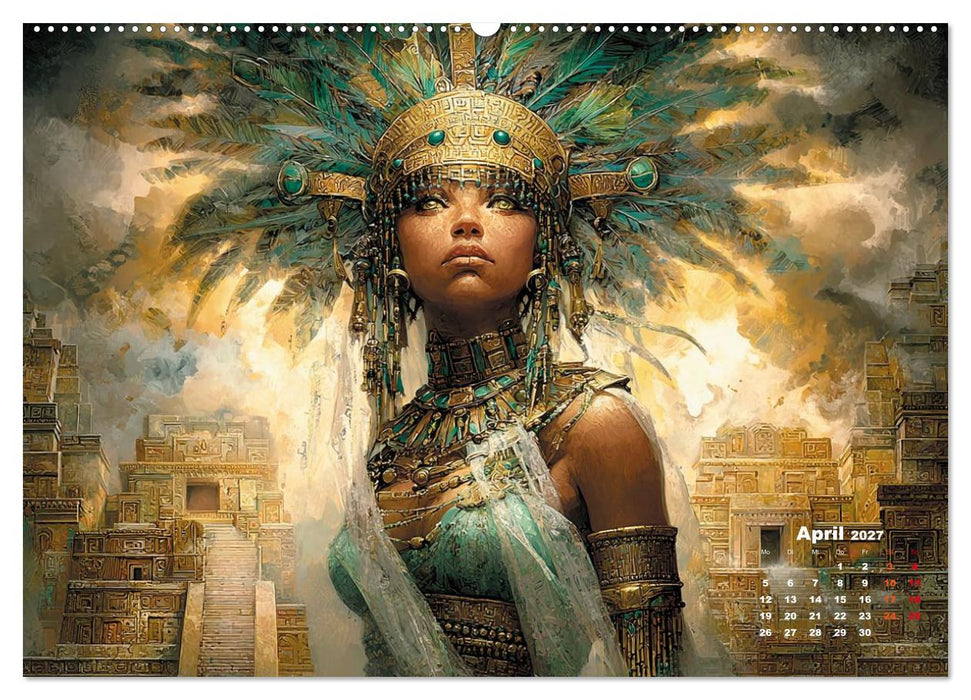 Azteken - Im Glanz der ewigen Sonne (CALVENDO Wandkalender 2027)