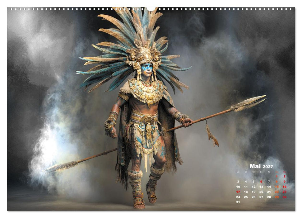 Azteken - Im Glanz der ewigen Sonne (CALVENDO Wandkalender 2027)