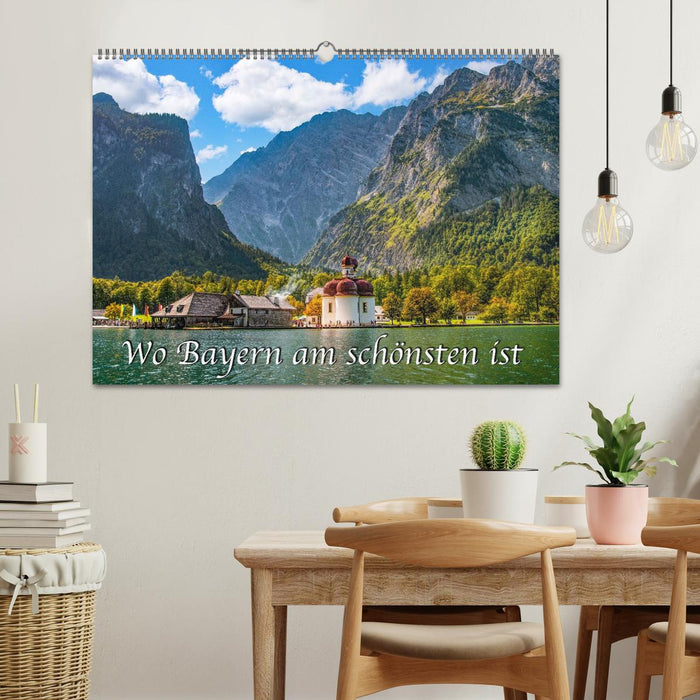 Wo Bayern am schönsten ist (CALVENDO Wandkalender 2027)