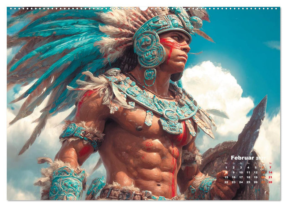 Azteken - Im Glanz der ewigen Sonne (CALVENDO Premium Wandkalender 2027)