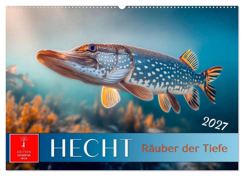 Hecht - Jäger der Tiefe (CALVENDO Wandkalender 2027)