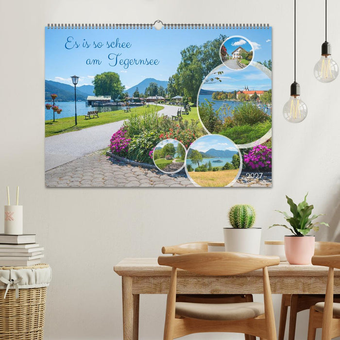 Es is so schee am Tegernsee (CALVENDO Wandkalender 2027)