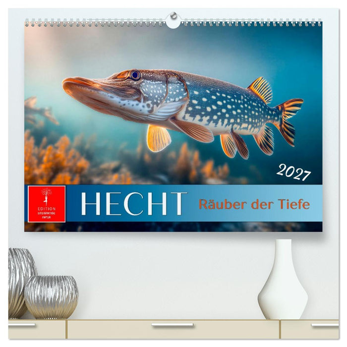 Hecht - Jäger der Tiefe (CALVENDO Premium Wandkalender 2027)
