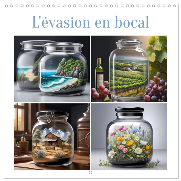 L'évasion en bocal (CALVENDO Calendrier mensuel 2027)