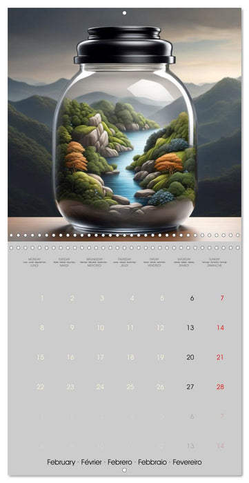 L'évasion en bocal (CALVENDO Calendrier mensuel 2027)