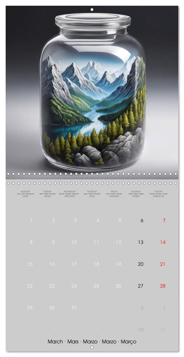 L'évasion en bocal (CALVENDO Calendrier mensuel 2027)