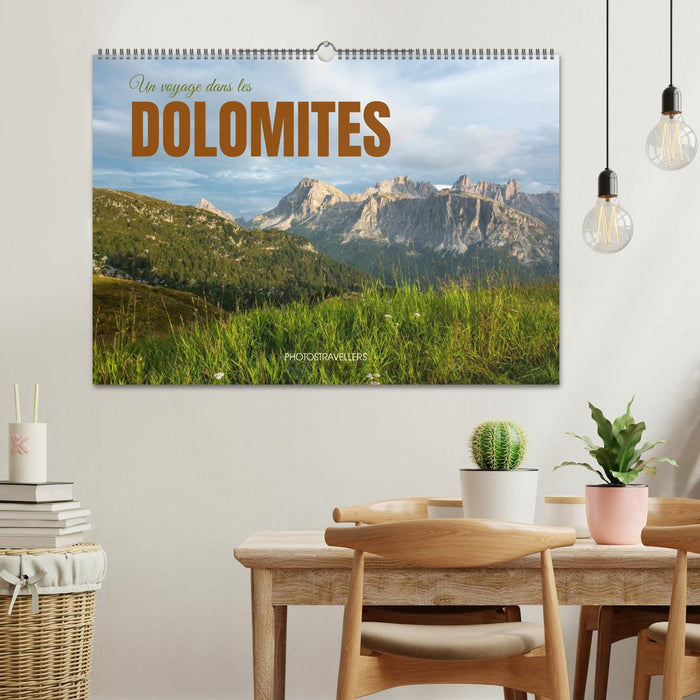 Un voyage dans les Dolomites (CALVENDO Calendrier mensuel 2027)