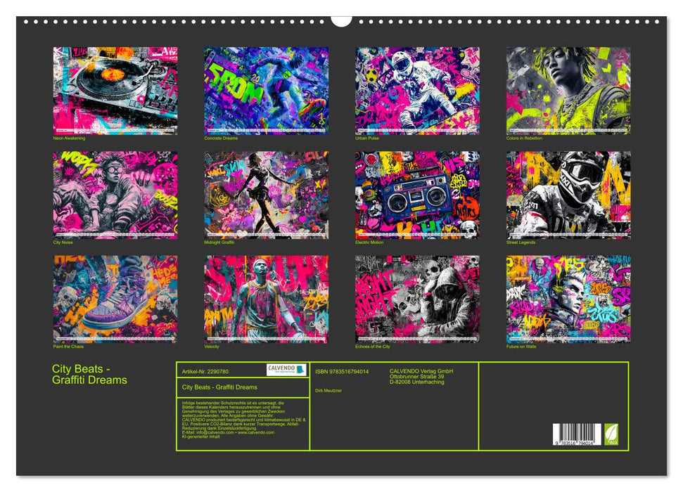 City Beats - Graffiti Dreams (CALVENDO Wandkalender 2027)