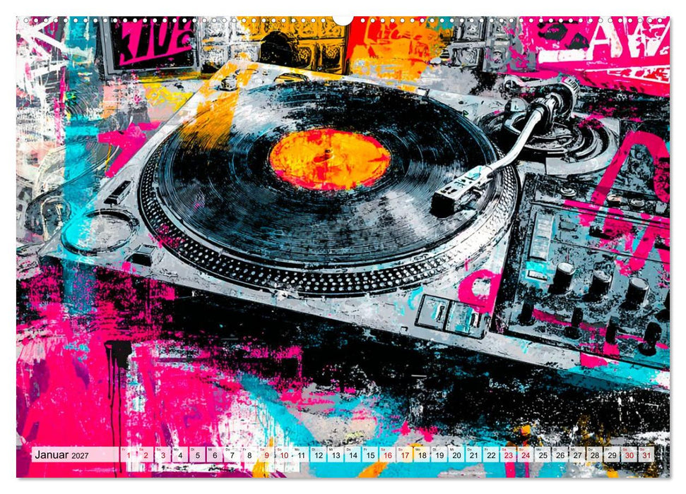 City Beats - Graffiti Dreams (CALVENDO Premium Wandkalender 2027)