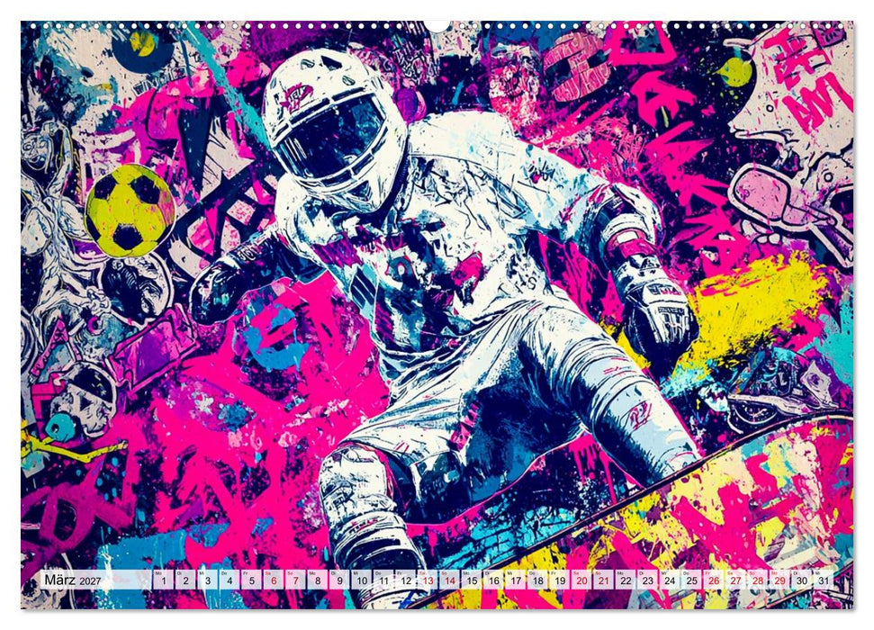 City Beats - Graffiti Dreams (CALVENDO Premium Wandkalender 2027)