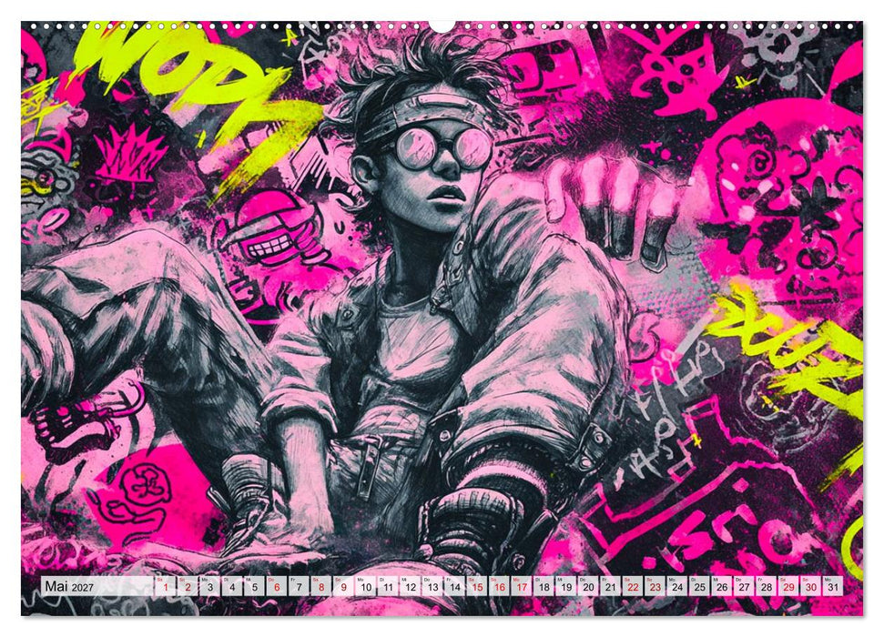 City Beats - Graffiti Dreams (CALVENDO Premium Wandkalender 2027)