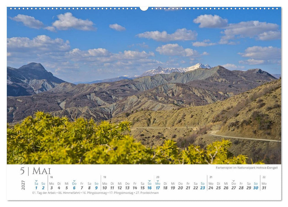 Albanien - wild, authentisch, abenteuerlich (CALVENDO Premium Wandkalender 2027)